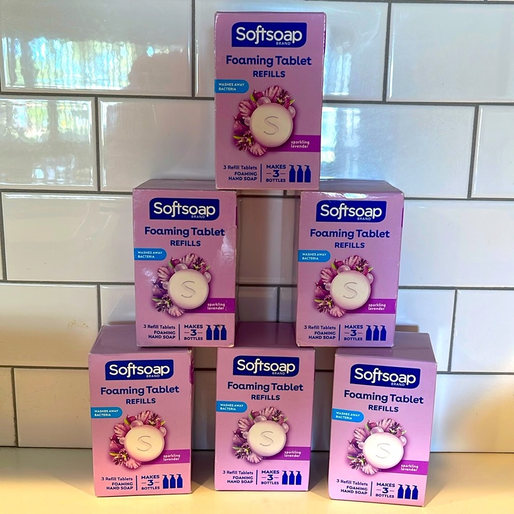 Lot of 6 Softsoap refills for foaming hand soap